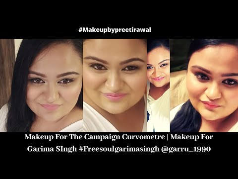 Preeti Rawal Makeup for the campaign CURVOMETRE 1