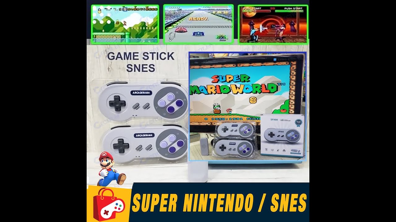 Super Nintendo + 2 Controles + 12 Jogos A Sua Escolha!!!