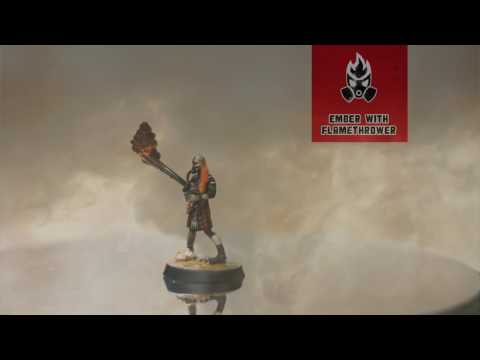 Black Blood Children Ember with Flamethrower 360º / Ascua con lanzallamas 360º