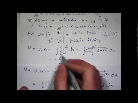 Variation of Constants / Parameters