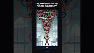 POV your quick git pull turns into a nightmare | Code Infinity #shorts