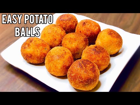 Easy Potato Balls Recipe | Fried Potato Balls | Quick & Easy Snack Recipe | Potato Snack