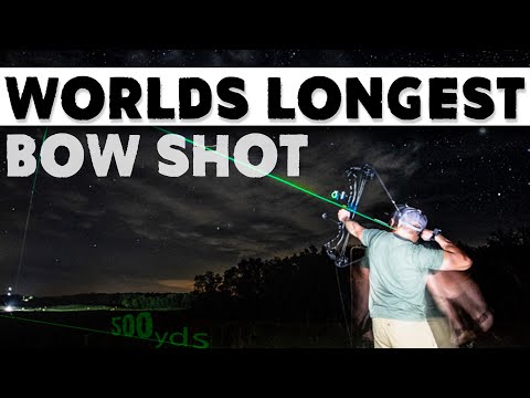 Longest Shot with a Bow (RECORD) Archery Trick Shots | Gould Brothers