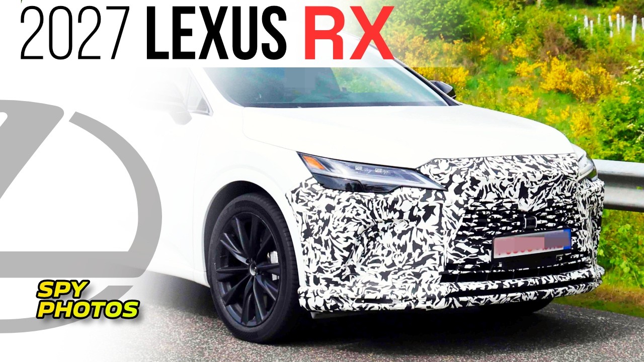 Spy Photos: 2028 Lexus RX Facelift Shows Fairly Restrained Exterior ...