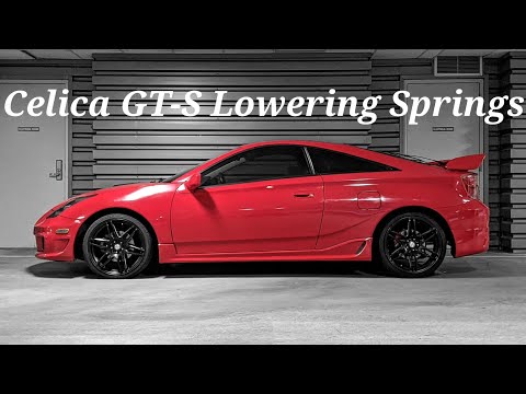 How To Install New Struts & Lowering Springs Toyota Celica 00-05