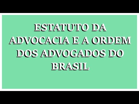 Estatuto da OAB-capítulo II-Dos Direitos do Advogado-artigos 6º ao artigo 7º-B