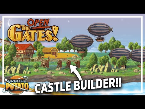 SUPER UNIQUE Castle Builder!! - Open The Gates! - Colony Sim City Builder