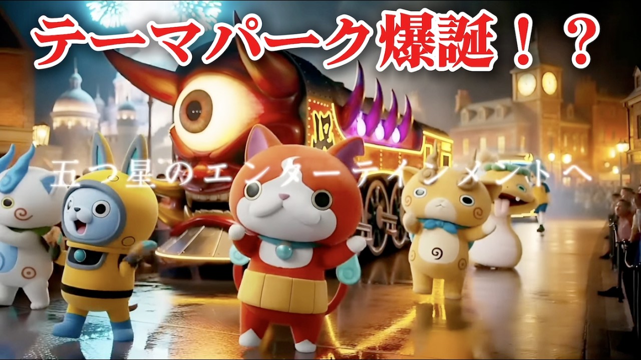 妖怪ウォッチのテーマパーク爆誕！？レベルファイブから重大発表【LEVEL5 LAND】