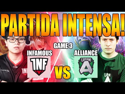 INFAMOUS VS ALLIANCE LATAM [BO3] - GAME 3 - MINOZ VS LUMIERE - DPC SA 2023 Tour 1: Division I