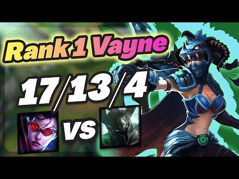 Vayne Vs Mordekaiser - Challenger Gameplay Rank 1 Vayne