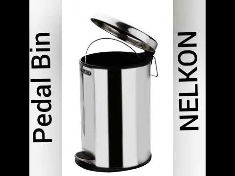 Nelkon Foot Operated Noiseless Pedal DustBin - Premium Model