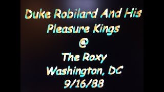 Duke Robillard and His Pleasure Kings @ The Roxy - Wash DC 5-16-88