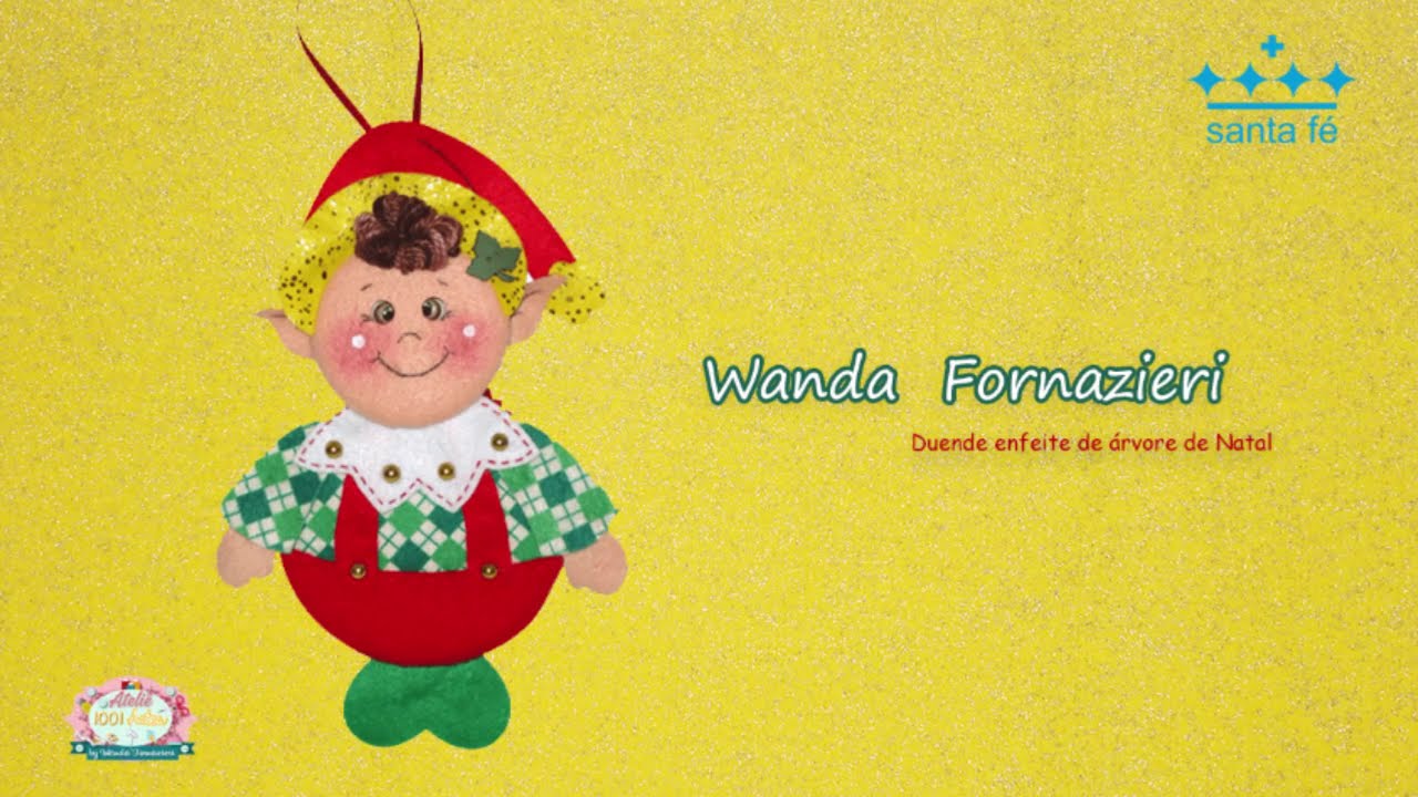 PASSO A PASSO EM FELTRO - ENFEITE NATALINO por Wanda Fornazieri