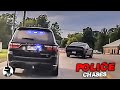 BEST CHASES 2024!150+ MPH Brutal Police Pursuits and Crashes