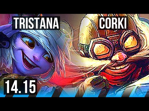 TRISTANA vs CORKI (MID) | 1000+ games, 20/4/8, Legendary, 40k DMG | VN Master | 14.15