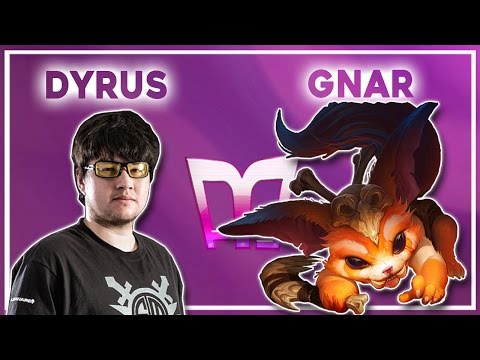 Dyrus - Gnar vs Fiora - Top (Ranked Gameplay)