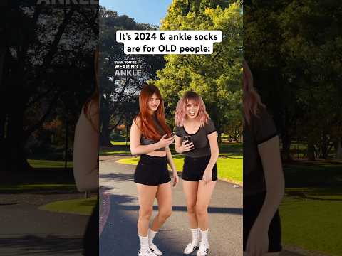 In the #2000s, ankle socks were the only way to go. Now they make us look old! #millennials #aging