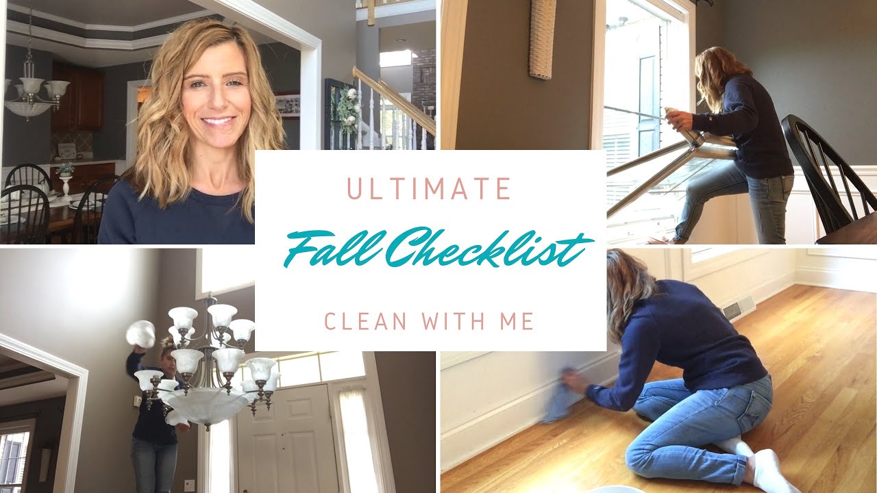 ULTIMATE FALL CLEANING CHECKLIST🍁🍂//SEASONAL CLEANING ROUTINE//Decorate With Dana