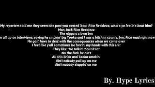Rico Recklezz - Slide (Remix) (FBG Duck Diss) (Lyrics)