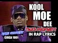 Hip Hop legend Kool Moe Dee on use of profanity in hip hop, Circa 1991