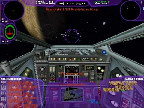 Playthrough of Ashgard X-Wing Alliance Battle 4 Mission 4 Part 1 - Intercept Imperial Supply Convoy