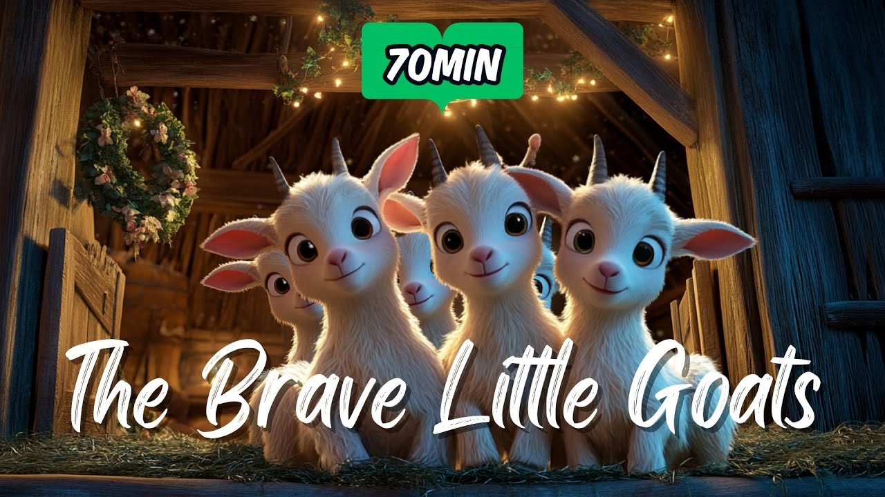 The Brave Little Goats | Fairy Tale Adventure | Bedtime Story for Kids