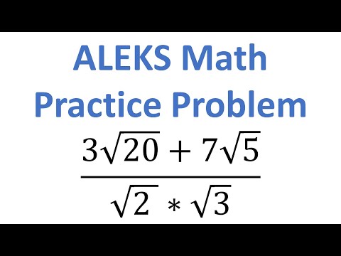 ALEKS Math Placement Test 2025! Practice Question and Solution