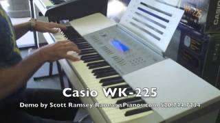 Video thumbnail for Casio WK-225 Demo by Scott Ramsey, Ramseys Pianos by Scott Ramsey