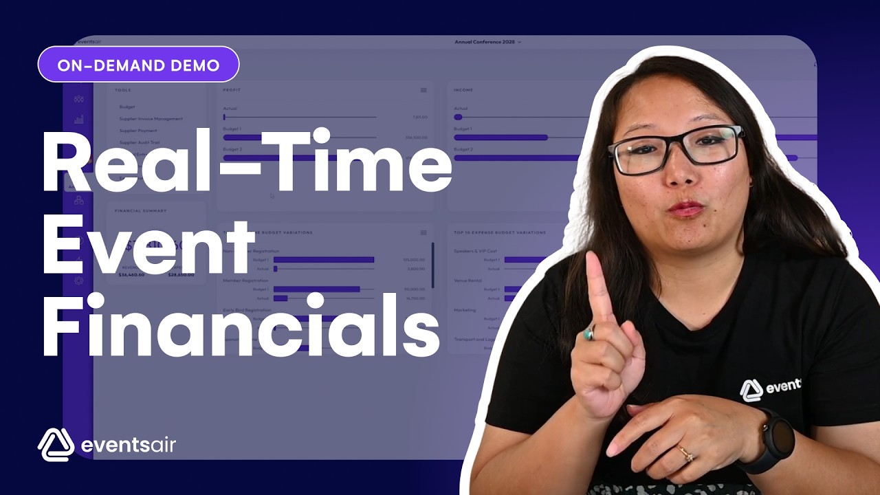 How to Track Event Budgets & ROI with EventsAir [On-Demand Demo]