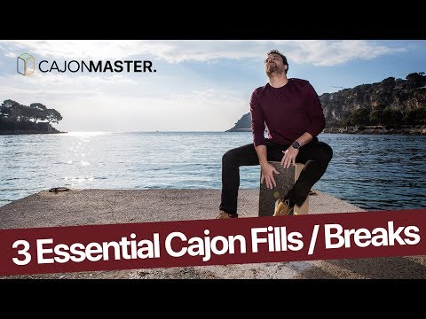 LEARN HOW TO PLAY 3 ESSENTIAL CAJON FILLS / BREAKS  - Cajon vlog/tutorial