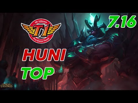 SKT T1 Huni Galio Top Patch 7.16