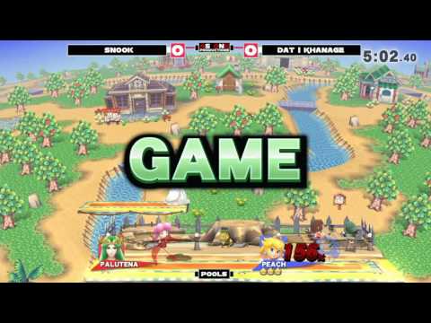 Sm4sh: CT2016 - Snook (Palutena) Vs DAT | Khanage (Peach) - RR Pools