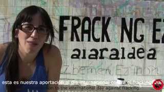 preview picture of video 'Fracking aurkako eguna mural margoketa'