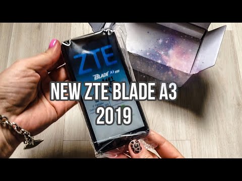 Unpacking and activating the new ZTE BLADE A3 phone 2019/Распаковка и активация нового телефона