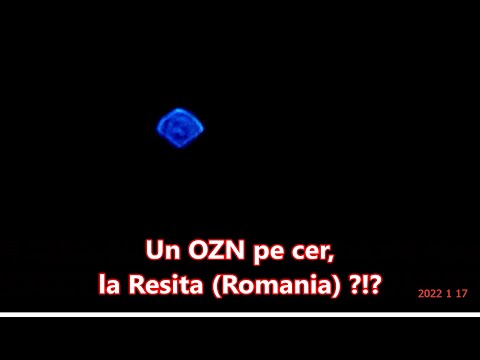 Ian.2022 :  Un OZN pe cer, deasupra de Resita ??