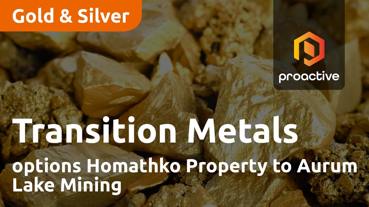 Transition Metals options Homathko Property to Aurum Lake Mining