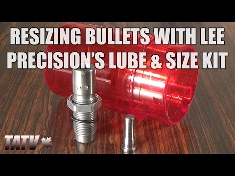 Sizing Cast Bullets with Lee Precision's Lube \u0026 Size Kit