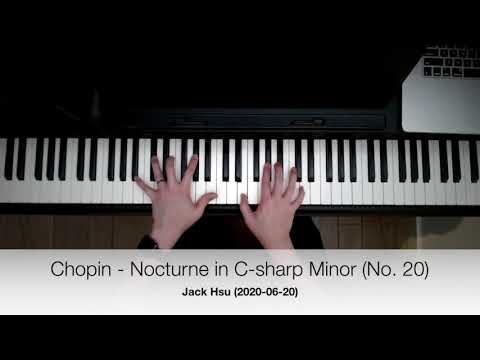Chopin Nocturne in C# Minor (opus posth) | Jack Hsu