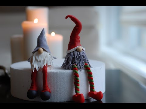 How to Make A Christmas Gnome Out of Sugar