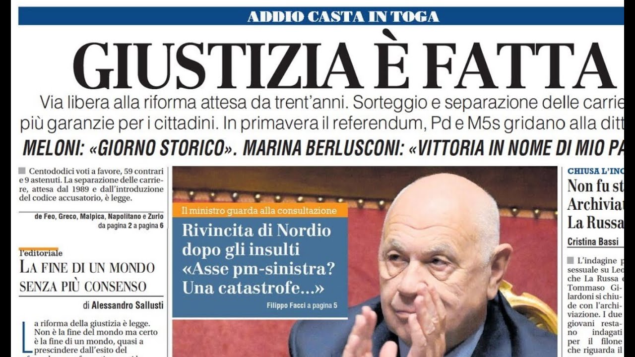 RASSEGNA STAMPA 31 OTTOBRE 2025 QUOTIDIANI NAZIONALI ITALIANI  PRIME PAGINE DEI GIORNALI DI OGGI