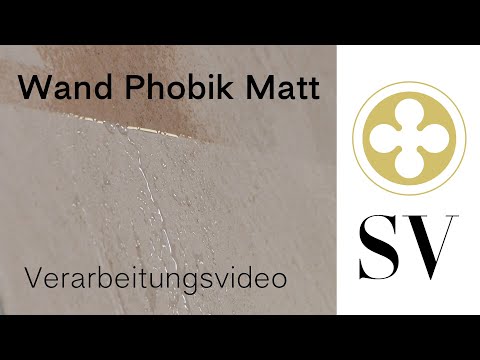 Wand Phobik Matt by Stucco Veneziano Shop | Verarbeitungsvideo 2025