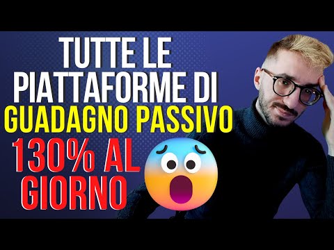 Dove trovare TUTTE LE PIATTAFORME di GUADAGNO PASSIVO - [HYIP]