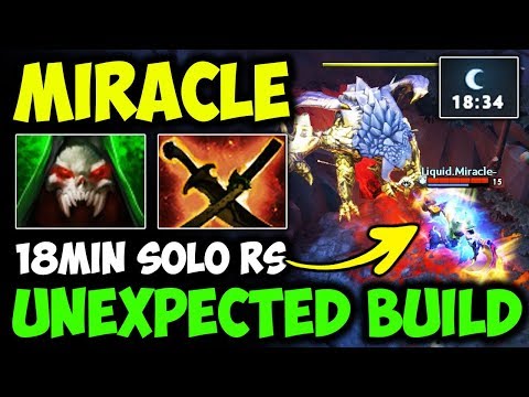 MIRACLE Antimage 18 Min Solo Rosh With Unexpected Build On ChongQing Major - Liquid vs Vega