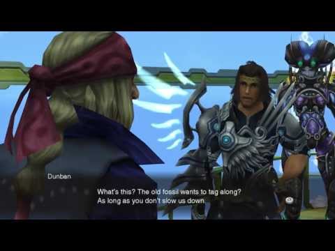(Wii) Xenoblade Chronicles HD Cutscene 125/125a - Flying Through a Barrage - JAPANESE
