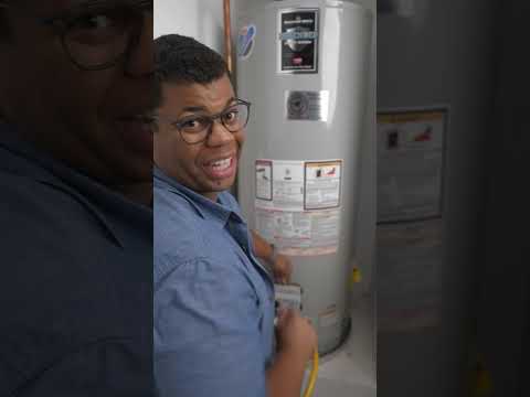 How to flush your water heater 💧 #waterheater #homeimprovement #home