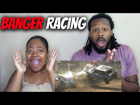 AMERICAN MOTORSPORT FANS First Time Reaction To Banger Racing | Biggest Crashes Banger Racing