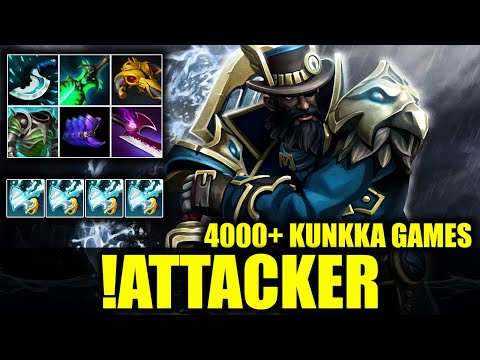 🔥 4000+ Games With The Pirate - !Attacker - Kunkka - 11 Kills - DOTA 2 Pro Game Highlights