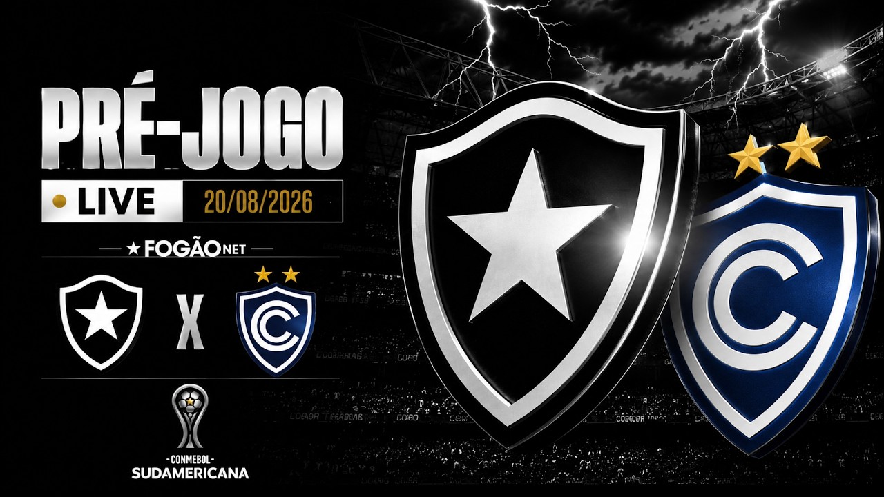 LIVE | Pré-jogo de Botafogo x Cienciano pelas oitavas de final da Copa Sul-Americana
