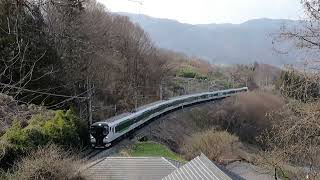 E257系5000番代、回送列車　篠ノ井線姨捨駅発着