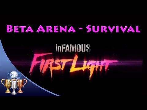inFAMOUS First Light - Beta Survival Arena - Beta Survival Diamond Trophy (Wave 32)